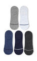 Pack 5 Calcetines Invisibles,AZUL TEAL